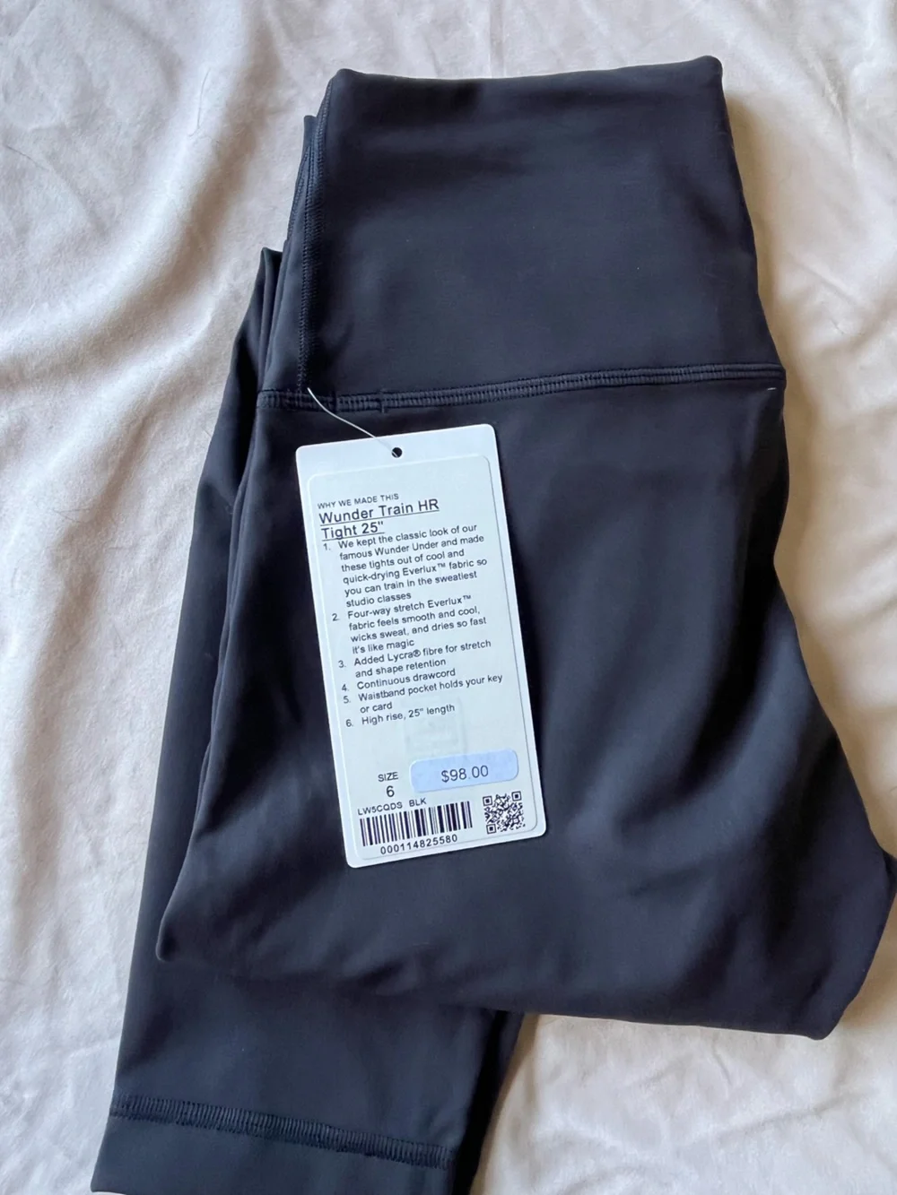 lululemon athletica Black Wunder Train HR Leggings